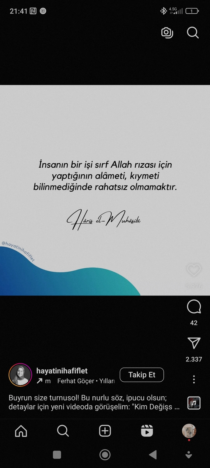 İyilikten maraz doğar mı?