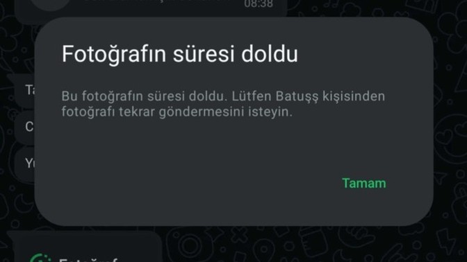 Süresi dolmuş tek atımlık fotoğraf ve videoları tekrar ister misiniz?