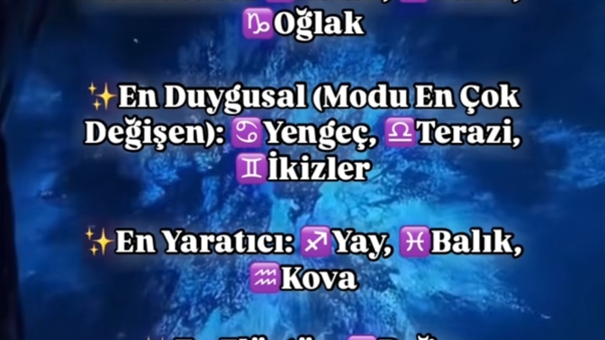Katılıyor musunuz burçların bu yönlerine, sizce de böyle midir?