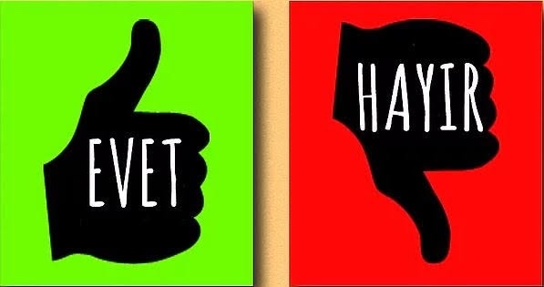 En çok evet mi dersin yoksa hayır mı?