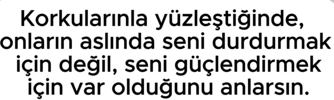 Pekii siz korkularınızla yüzleşebildiniz mi?