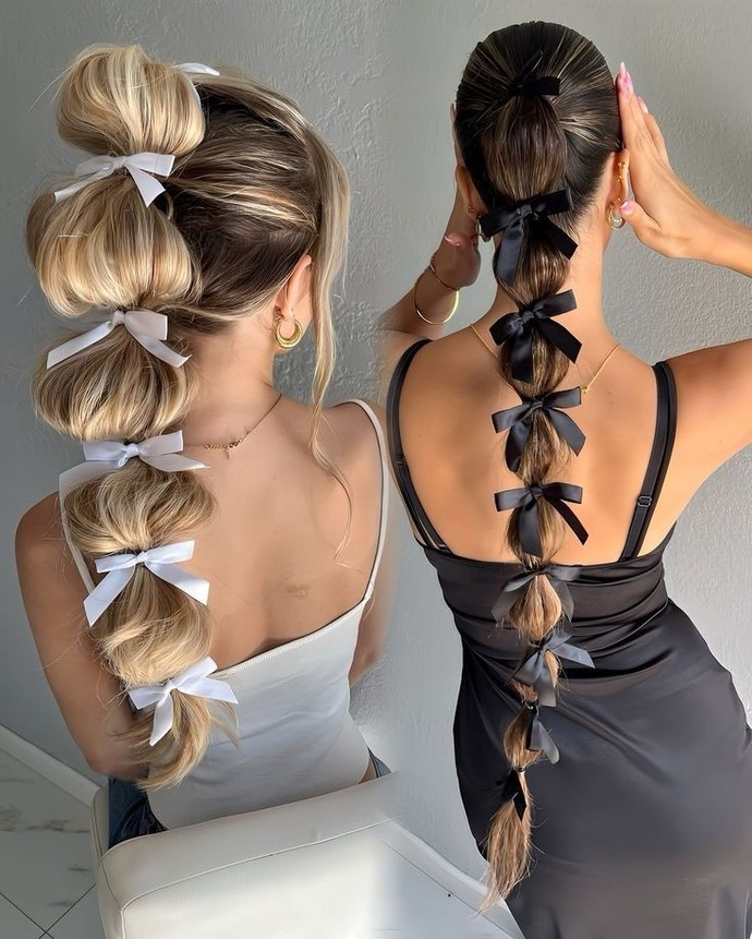 Kurdeleyle yapılan bu saç modelini nasıl buldunuz?