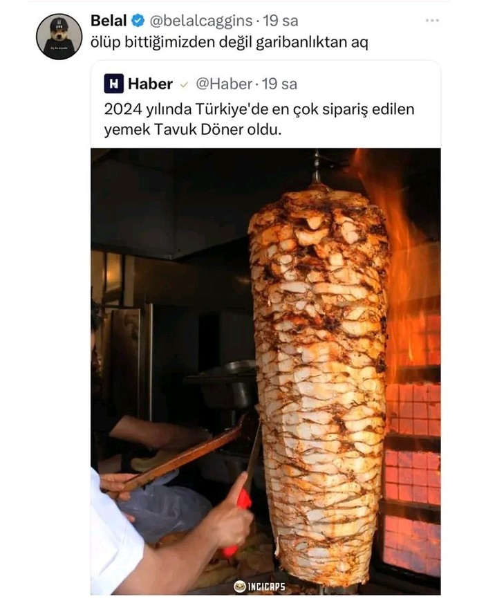 Tavuk dönerde eski tad niye yok?