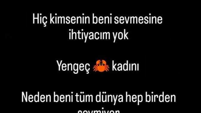 Yengeç 🦀 kadınları sevgi/ilgi arsızı mıdır?