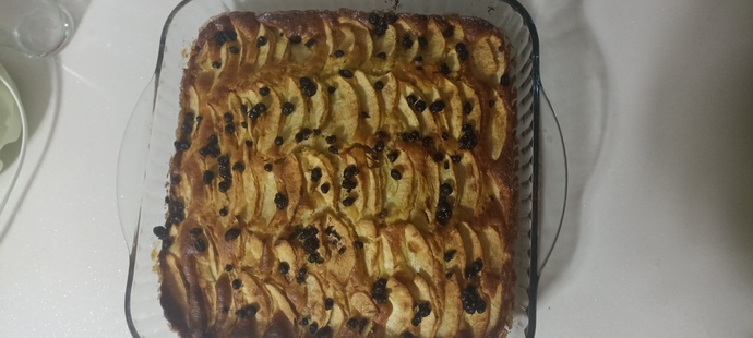 Elmalı pastam nasıl görünüyor?
