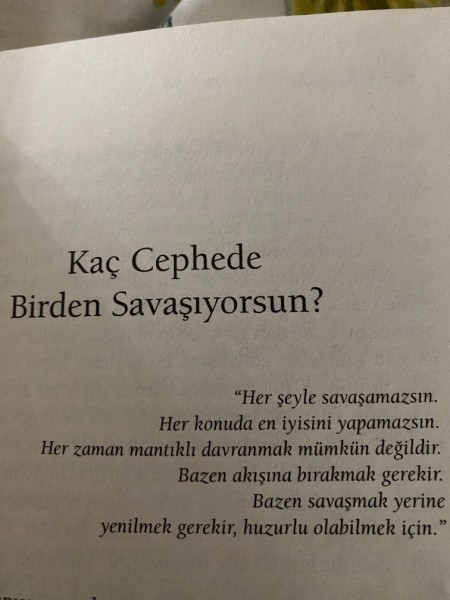 Herhangi bir farkındalık yazalım mı?