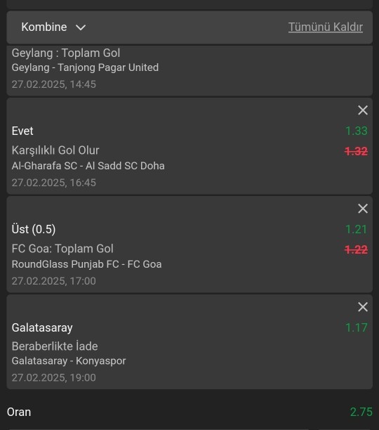 Galatasaray Fenerbahçe Kazanır mı Bu Tutar mı İddiadan Anlayan?