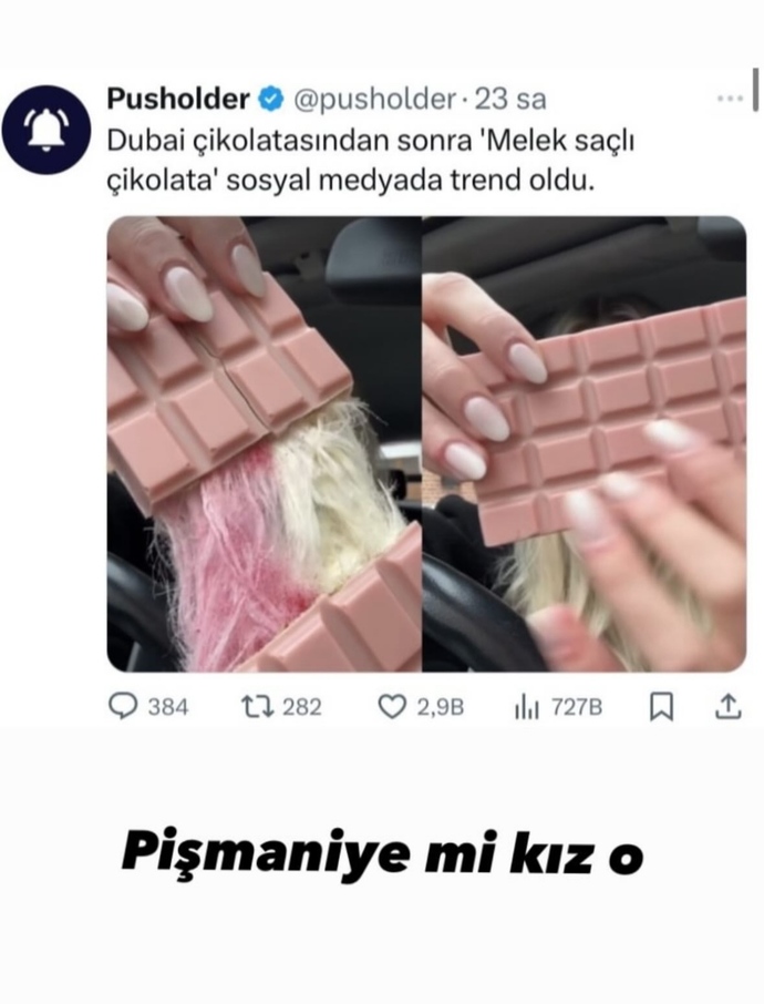 Eros ve Afrodit çıkardı sanırım bu çikolatayı 🤣👼🏼🍫