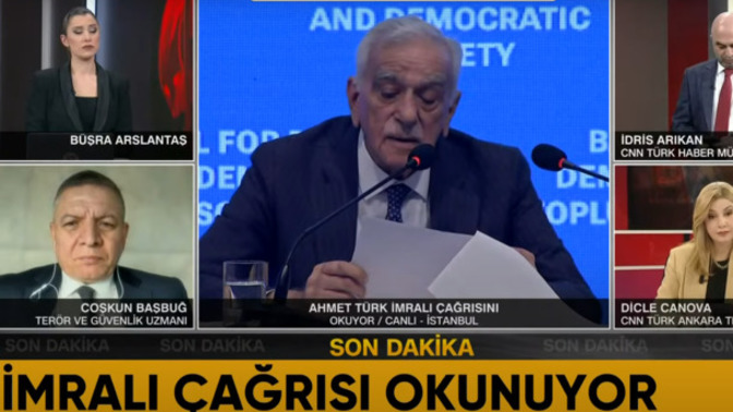 Şuanda PKK elebaşı APO'nun çağrısı televizyonlardan yayınlanıyor. Ne düşünüyorsunuz?