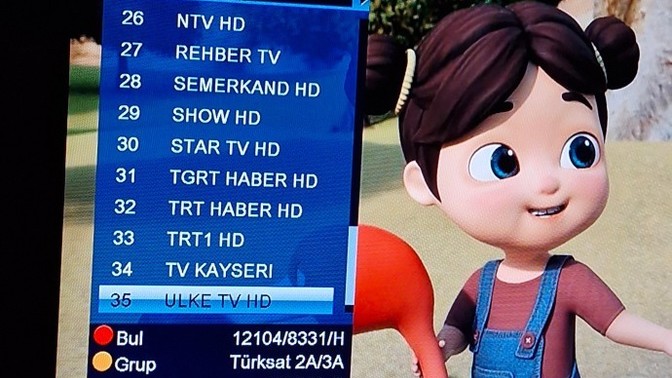 Televizyonunuz da toplam kaç kanal mevcut?