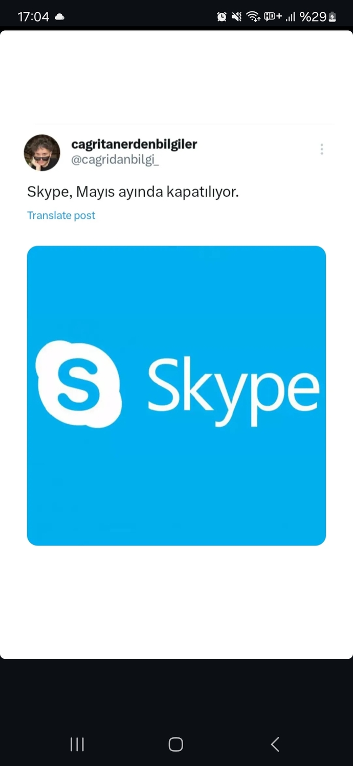 Skype kapanıyor mu?