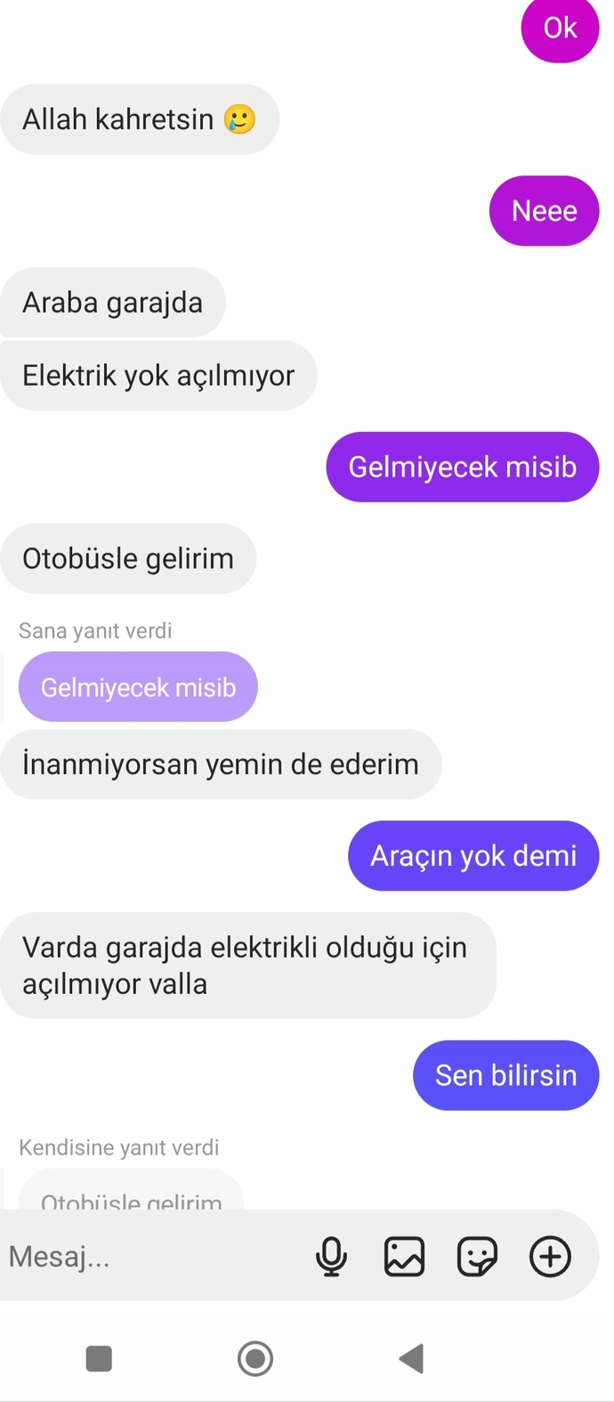 Bir buluşma gidecektim beni bırakacaktı sonra bilmediğim yer almaya karar verdi sonra böyle yaptı?