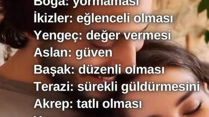 Burçlar karşı cinste ne arıyormuş?