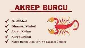 Akrep burcu erkeğini anlatan bir şeyler söyler misin?