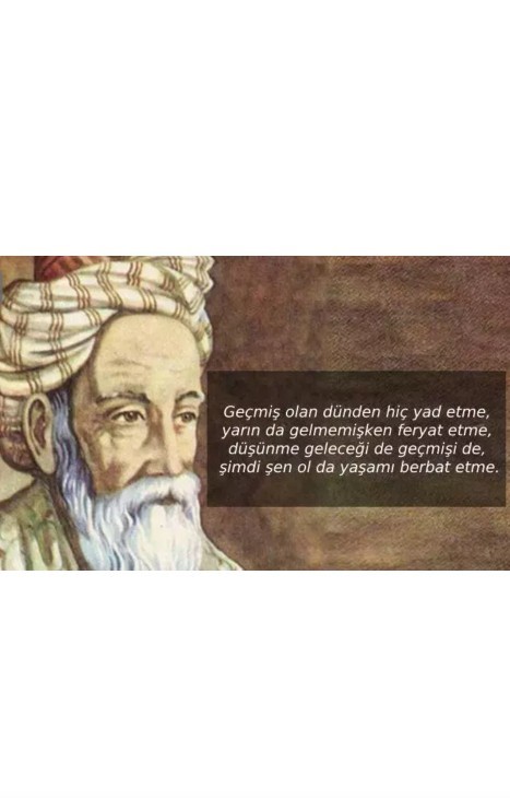 Hayat geçmişi de, yarını da düşünmek değil, bu günü doğru yaşamak mı? Ümitsizliğin kaynağı bu mu?