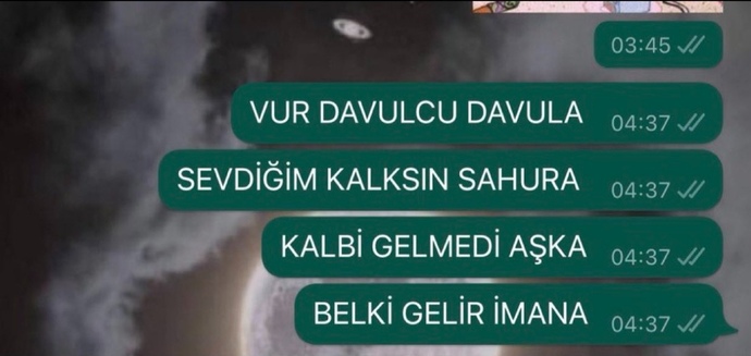 Şöyle bir sahur mesajı attım, beni engellemiş. Bu durum günaha girer mi 🤔?