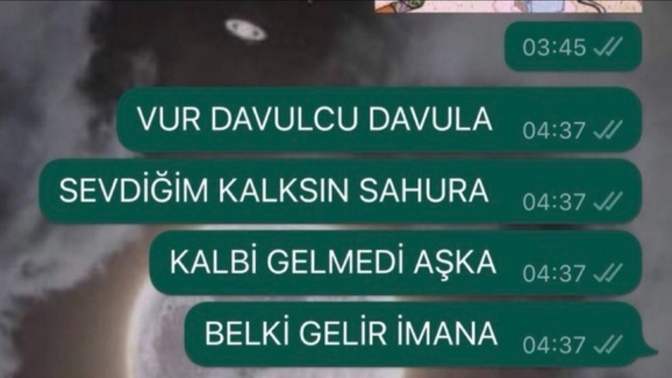 Şöyle bir sahur mesajı attım, beni engellemiş. Bu durum günaha girer mi 🤔?