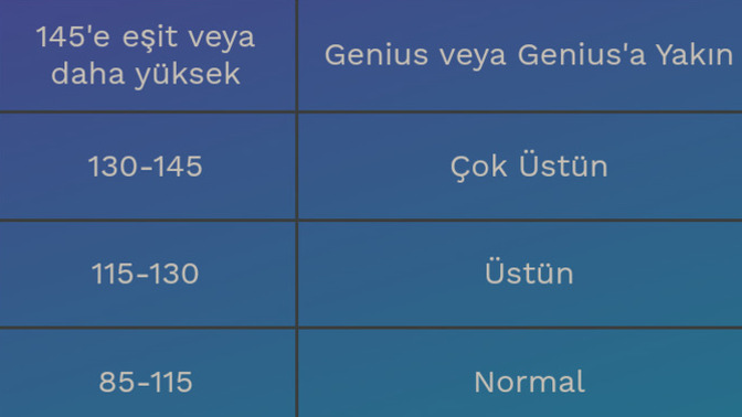 IQ'nuz kaç? Hiç test yaptınız mı?