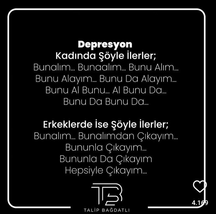 Sizde de böyle midir depresyon olayları 😅?