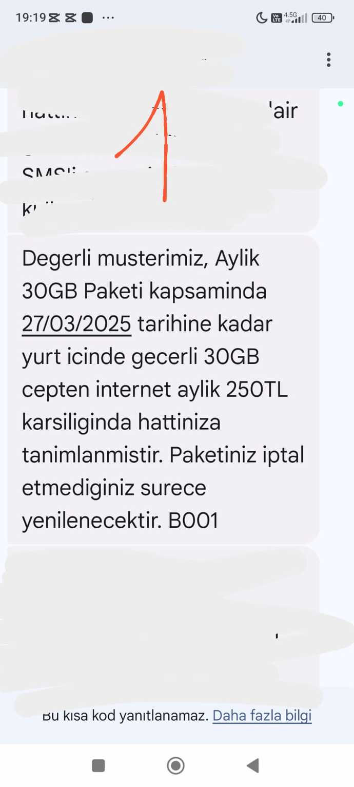 AArkadaşlar yanlışlıkla ek internet aldım iptal ettim mesajda geldi ama abonelikten falan bahsediyor burada ne diyorrrr?