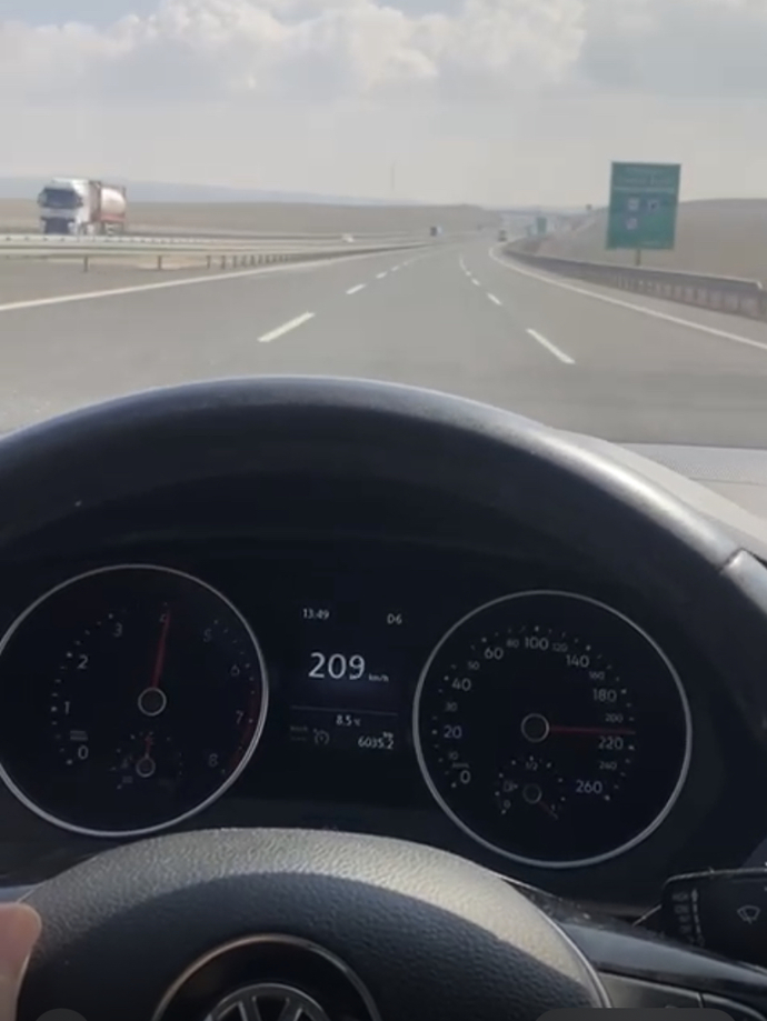 Lüks jipim ile bugün Kayseri Ankara Yolu nasıl?