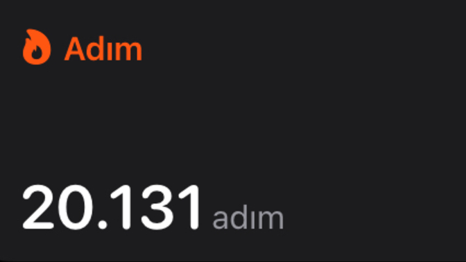 Bugün ne kadar adım attınız 🤔?