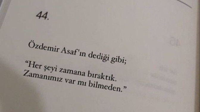 En son hangi kitabi okudunuz?