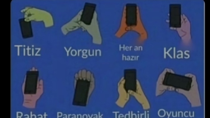 Telefonu tutuş şeklinize göre siz nasıl birisiniz?