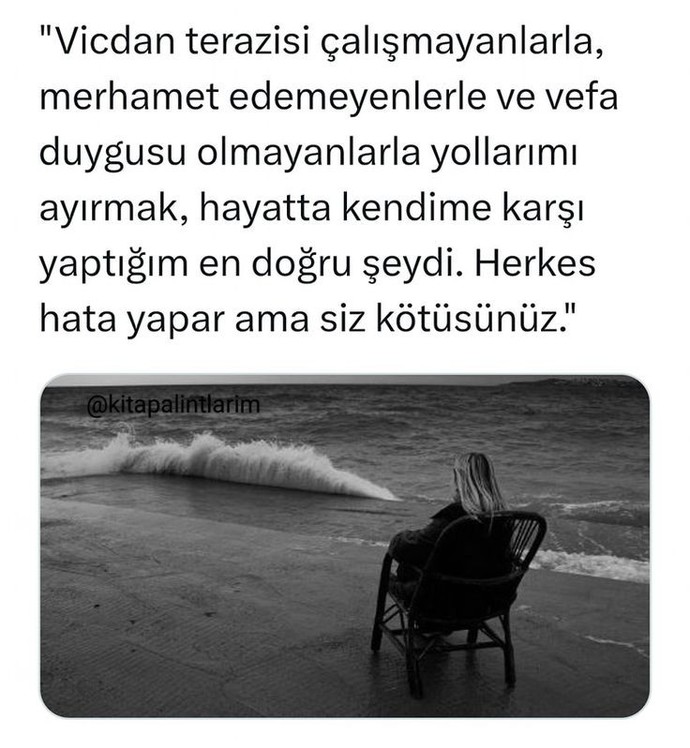 Vicdanlı ve merhametli biri olduğunuzu düşünüyor musunuz?
