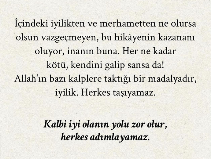 Kalbi iyi olanın yükü ağırmı olur?