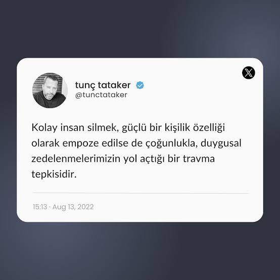 Kolay insan siler misin?