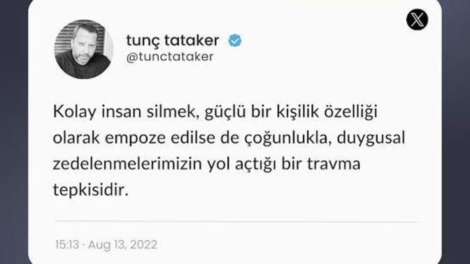 Kolay insan siler misin?