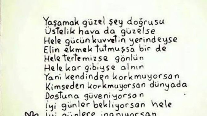 Yaşamak güzel şey midir?