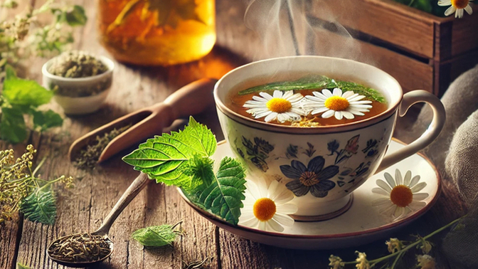 Papatya çayı içip sakinleşen var mı?