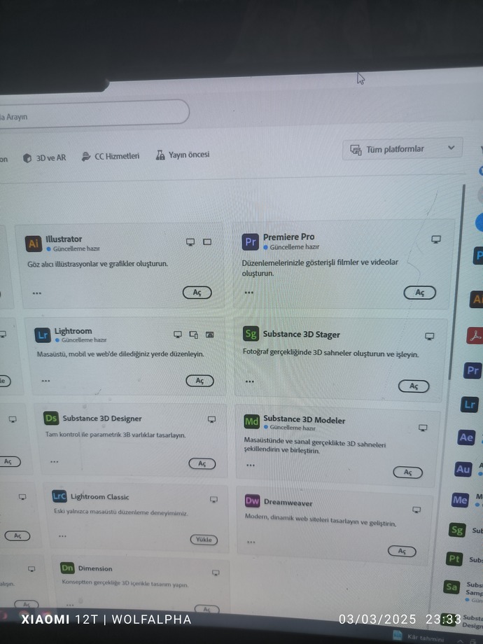 Adobe programlarını Adobenin kendi üzerinden ücretsiz ve sınırsız kullanmak isteyen var mı?