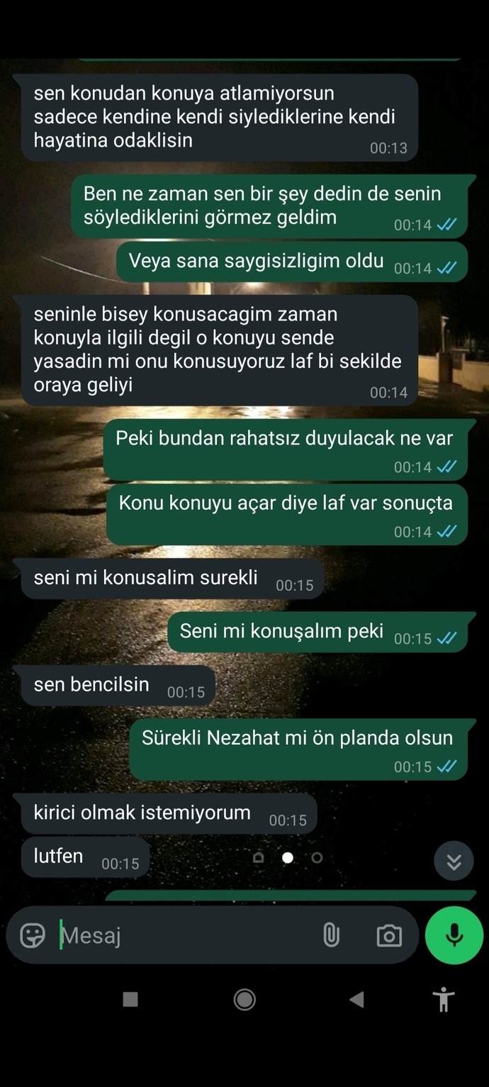 Kızdan ayrıldım Sizce kim haklı?