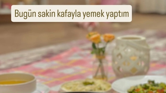 Dün yaptığım keki unutur musunuz?