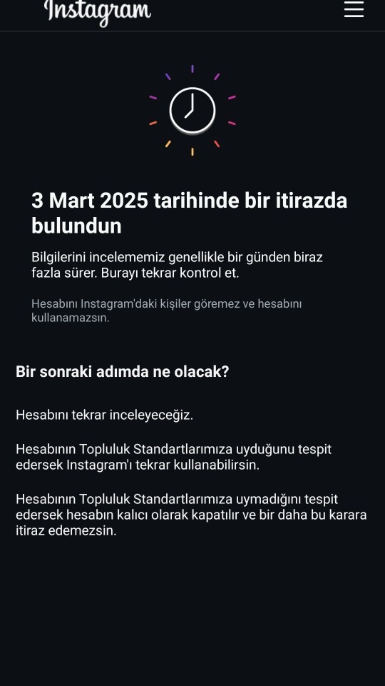 Instagram hesabım tekrar açılır mı?