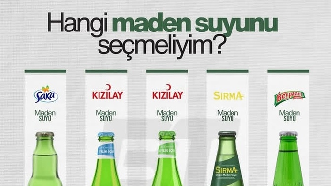 Sizin favori maden suyunuz hangisi?