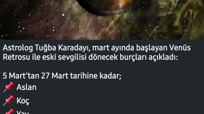 Venüs retrosunda hangi burç eski sevgilisine dönüyor? Listede sizin eski sevgilinizin burcu var mı?