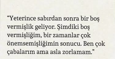 Emeklerinizin boşa gittiği bir zamanınız oldu mu?