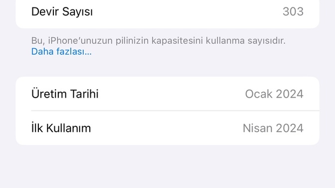 İphone 15 pro max kullanıyorum pil yüzdem %89?