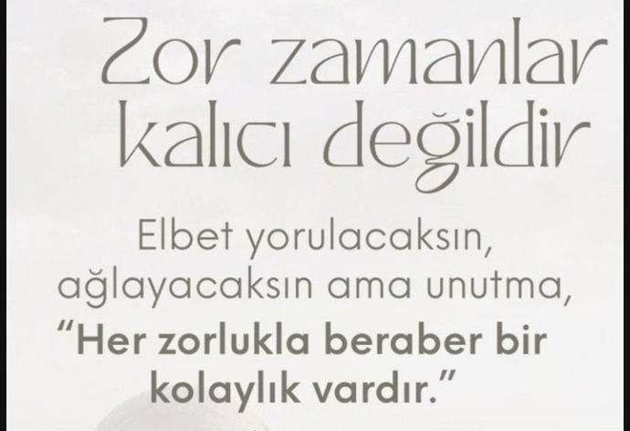 Bugün küçük de olsa şükürler olsun dediğin bir şey yaşadın mı?