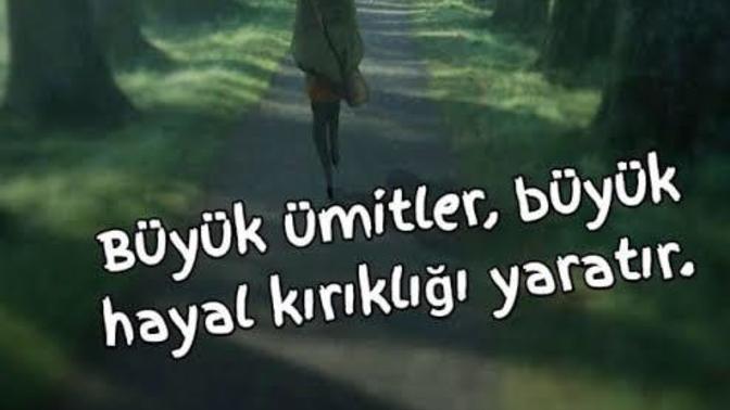 Bu zamana kadar, en büyük hayal kırıklığın ne oldu?