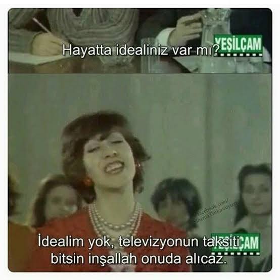Benim canım hiç bir şey yapmak istemiyor, idealim. yok