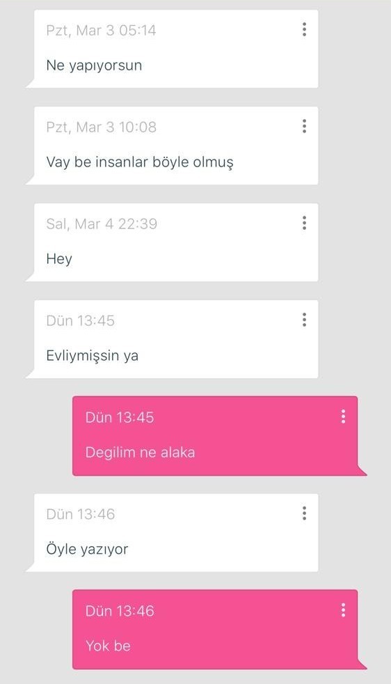 Sevgilisi olan bir kızın buradan böyle bir mesajlaşmaya dahil olması normal mi?