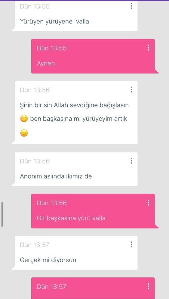 Sevgilisi olan bir kızın buradan böyle bir mesajlaşmaya dahil olması normal mi?
