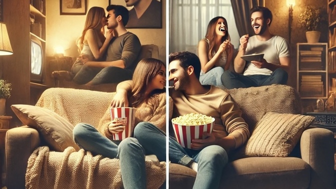 Sevgiliyle mi yoksa kankayla mı film izlemek daha keyifli?