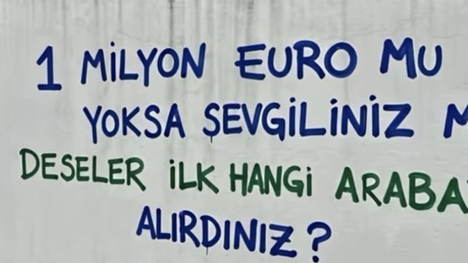 1 milyon euro mu şu an ki sevgiliniz mi diye sorsam , ilk hangi arabayı alırdınız?