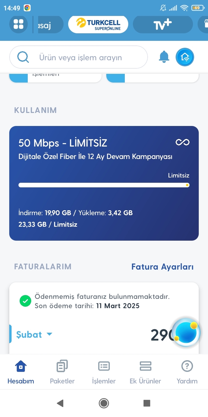 Evde internet için hangisini önerirsiniz?